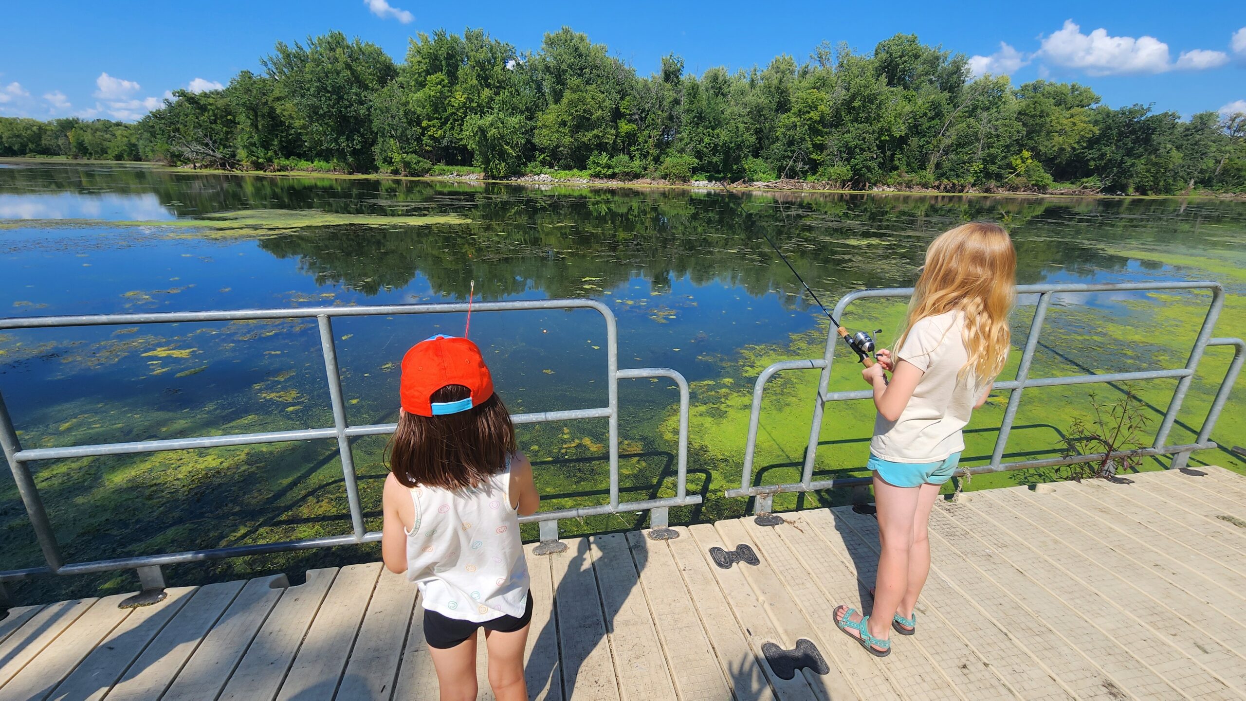 Fishing in Trempealeau, Wisconsin