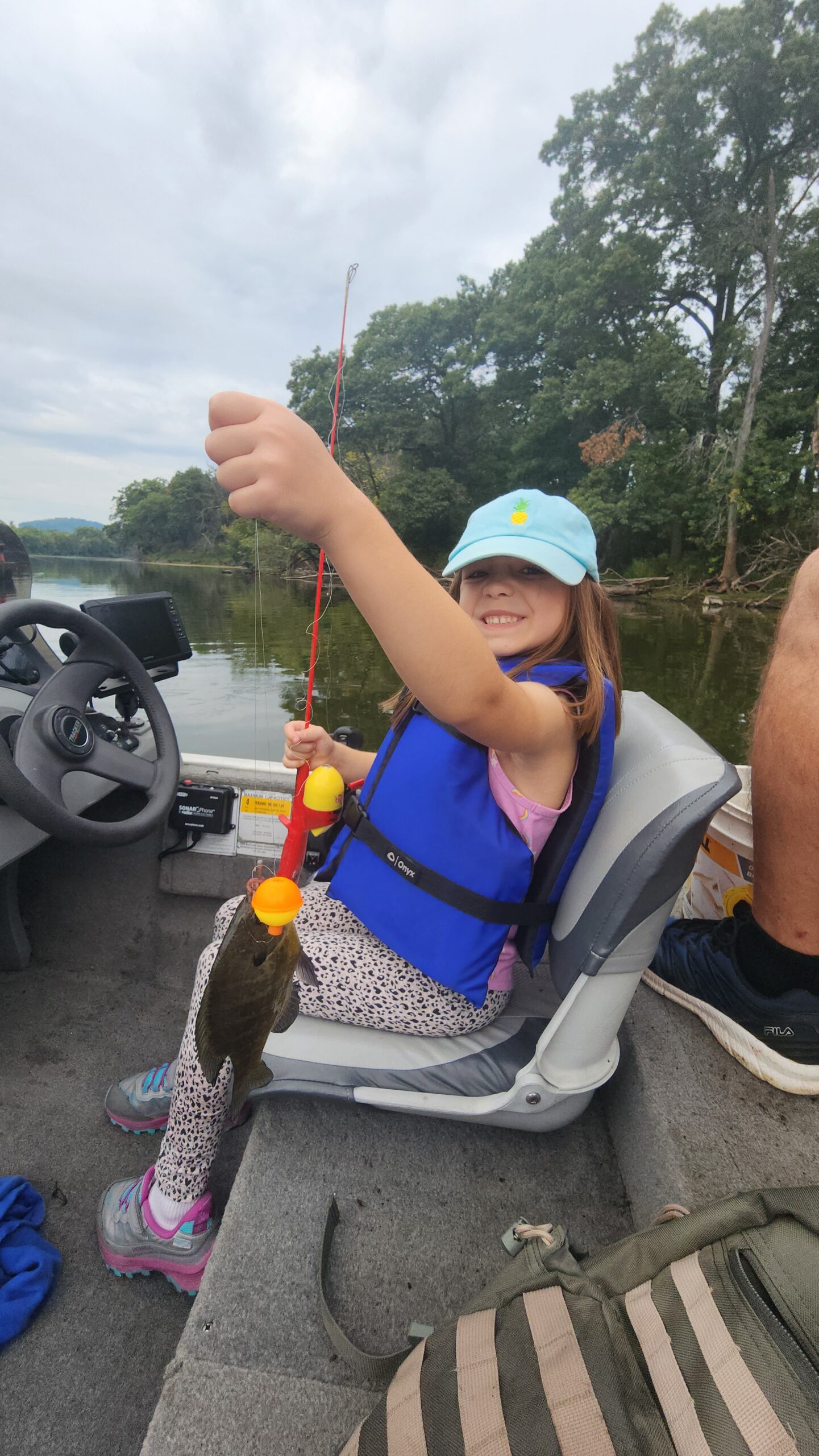 Fishing in Trempealeau, Wisconsin